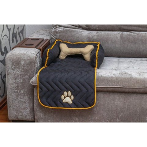 Protetor de Sofá Pet Snoopy Pequeno Preto