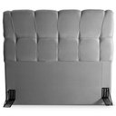 Ver imagem 5 de Cabeceira Cama Box King 195cm Suede Velut Cinza - King House