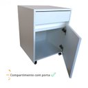 Ver imagem 2 de Mesa de Cabeceira Porquinho Volante com Gaveta e Porta