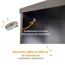 Ver imagem 3 de Mesa para Escritório/Estudos Pequena Branca: Preto