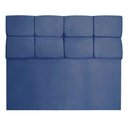 Ver imagem 5 de Cabeceira King 1,95m Nina Suede - Pallazio Cor Azul Marinho