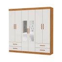 Ver imagem 2 de Closet Casal Lu 06 Portas 04 Gavetas com Espelhos Carioca Móveis