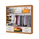 Ver imagem 4 de Closet Casal Lu 06 Portas 04 Gavetas com Espelhos Carioca Móveis