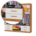 Ver imagem 7 de Closet Casal Lu 06 Portas 04 Gavetas com Espelhos Carioca Móveis