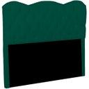 Ver imagem 4 de Cabeceira Casal Queen Estofada para Cama Box Verona Veludo Verde