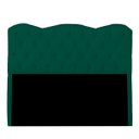 Ver imagem 1 de Cabeceira Casal Queen Estofada para Cama Box Verona Veludo Verde