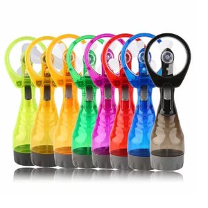 Ventilador Portátil Climatizador Pulverizador Com Recipiente De Água E Gelo Borrifador Umidificador 