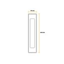 Ver imagem 3 de Puxador Concha Embutir Para Portas E Janelas 250mm Inox