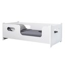 Ver imagem 1 de Cama Montessoriana Solteiro Encanto com Grade de Proteção Criança Estilo Moderna Premium Cor Branco
