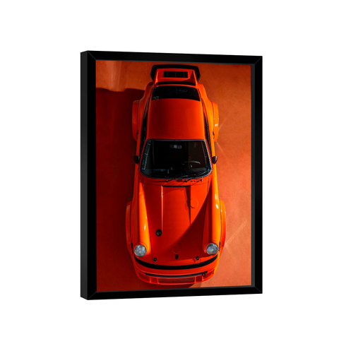Quadro Porsche 911 Laranja -- BR ARTES
