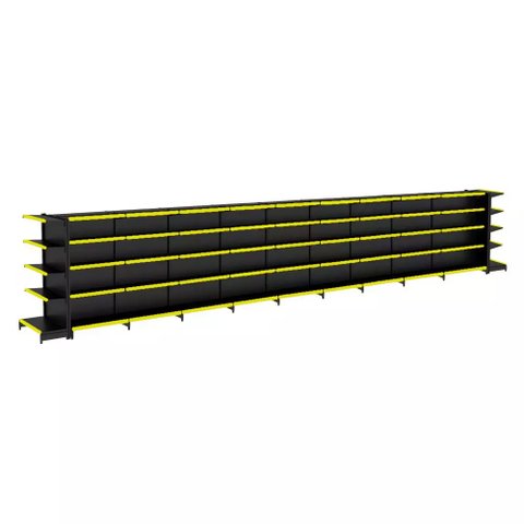 Gondola Centro 170 Fit Ate 9 Metros 2 Ponta Preto 100b Pe Amarelo