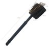 Limpa Grill para Limpar Grelha Chapa e Churrasqueira com Cerdas de Aço Inox Espátula e Esponja - 3