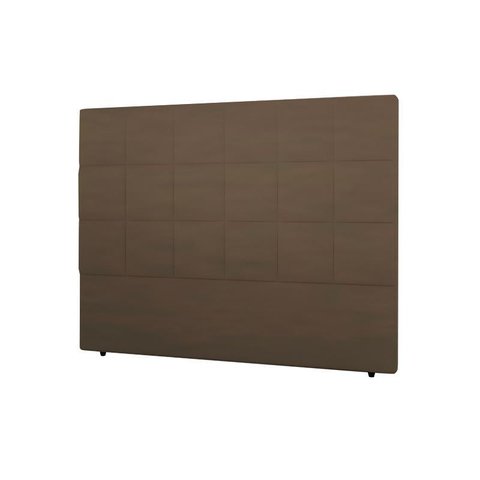 Cabeceira Nairóbi Casal 1400mm Suede Marrom Taupe - Simbal