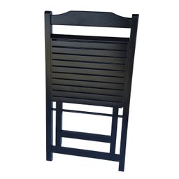 Conjunto Prático Mesa e 4 Cadeiras Dobrável Preto, Bar-Cozinha-Lazer-Varanda ( QUADRADO OVAL ) - 6