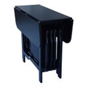 Ver imagem 1 de Conjunto Prático Mesa e 4 Cadeiras Dobrável Preto, Bar-Cozinha-Lazer-Varanda ( QUADRADO OVAL )