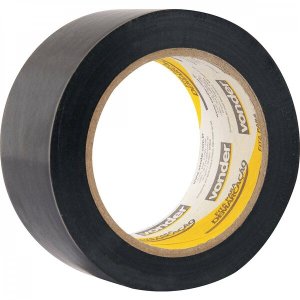 Fita adesiva para demarcação 48 mm x 30 m preta Vonder