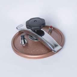 Panela Alta Pressão Antiaderente Revestimento Mármore Cerâmico 6 Litros Bronze - 4