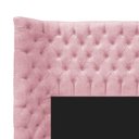 Ver imagem 4 de Cabeceira King Everest P02 195cm para Cama Box Suede - Doce Sonho Móveis Rosa Bebê