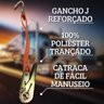 Catraca Movel de Amarraçao de Carga Gancho em J Kit 2 Uni Reforçada Resistente Mudança Obra - 3