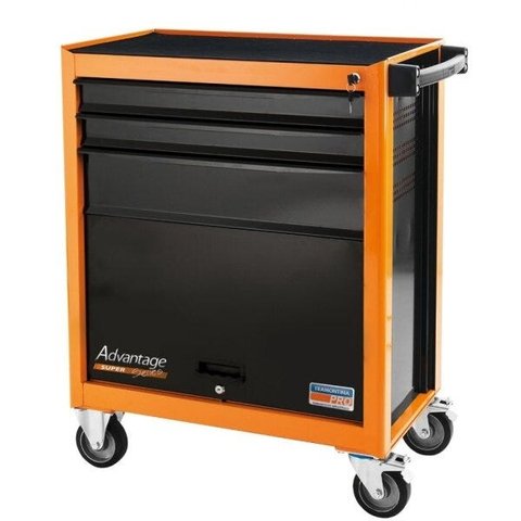 Carro para Ferramentas 3 Gavetas 1 Porta Tramontina PRO