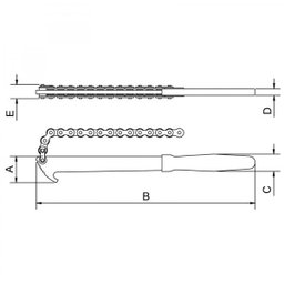 Chave Corrente Leve 11" Tramontina Pro - 2