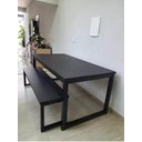 Ver imagem 6 de Mesa Estilo/modelo Industrial com 1 Banco (1,80 X 0,90)