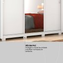 Ver mais imagens de Guarda Roupa Casal 3 Portas com Espelho e 2 Gavetas Residence - Branco