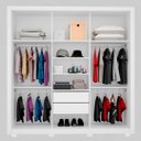 Ver imagem 3 de Guarda Roupa Casal 3 Portas com Espelho e 2 Gavetas Residence - Branco