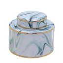 Ver imagem 1 de Potiche Decorativo - 16x19cm - Potiche para Estilo e Sofisticação - Eleve o Luxo do Seu Ambiente!
