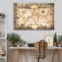 Ver imagem 2 de Quadro Mapa Mundi 1930:120x80 cm/PRETA