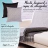 Manta Decorativa para Sofá 2x1,4M e 2 Capas de Almofada - Grafitek37 - 2