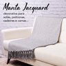 Manta Decorativa para Sofá 2x1,4M e 2 Capas de Almofada - Grafitek37 - 3