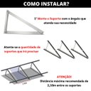 Ver imagem 5 de Cavalete Estrutura Suporte de Laje Para Placa Painel Solar Alumínio e Inox | Perfil Master