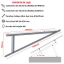 Ver imagem 2 de Cavalete Estrutura Suporte de Laje Para Placa Painel Solar Alumínio e Inox | Perfil Master