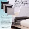 Manta Decorativa para Sofá 2,5x1,4M e 4 Capas de Almofada - Grafitek45 - 2