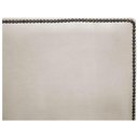 Ver imagem 3 de Cabeceira Queen Bali P02 160 cm Para Cama Box Suede Bege