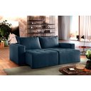 Ver imagem 1 de Sofá Retrátil Urano Azul Bic 1,90cm Almofadas Soltas