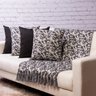 Manta Decorativa para Sofá 2x1,4M e 4 Capas de Almofada - Pixelk159 - 1