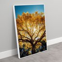 Ver imagem 2 de Quadro Decorativo Árvore Ipê Amarelo Vertical Sala Quarto Casa Escritório