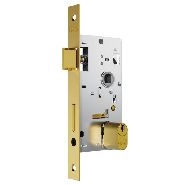 Fechadura Classic 3200 Roseta Quadrada Externa - Gold - 2