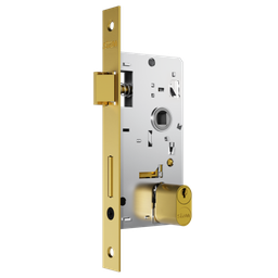 Fechadura Classic 3200 Roseta Quadrada Externa - Gold - 2