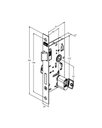 Ver imagem 3 de Fechadura Classic 3200 Roseta Quadrada Externa - Gold