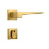Fechadura Classic 3200 Roseta Quadrada Externa - Gold - 1
