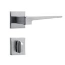 Ver imagem 1 de Fechadura Stam Classic 3200 - Ros. Quad. Inox Escovado - Banheiro
