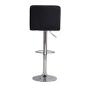 Ver imagem 5 de Kit 2 Banquetas para Cozinha Giratória Alta Gomos Preta - Preto