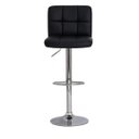 Ver mais imagens de Kit 2 Banquetas para Cozinha Giratória Alta Gomos Preta - Preto