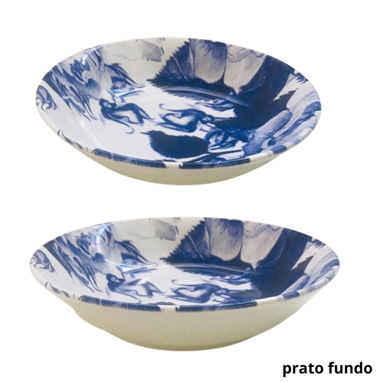 Aparelho de Jantar 30pç para 6 Pessoas Floral Azul - 3