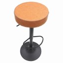 Ver imagem 3 de Kit 3 Banqueta Alta Para Bar Bistro Bancada Balcão Cozinha Viena Giratoria Caramelo