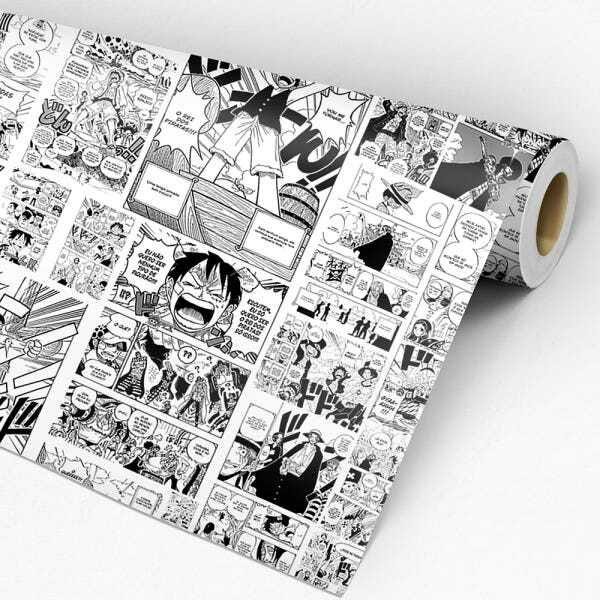 Papel De Parede Adesivo Lavável Quarto Mangá One Piece - 4