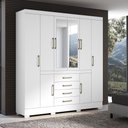Ver imagem 2 de Guarda Roupa 8 Portas 4 Gavetas Nápole Aramóveis